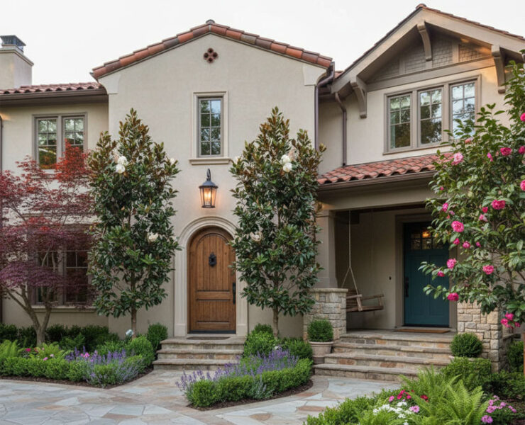 درخت مناسب جلوی درب منزل